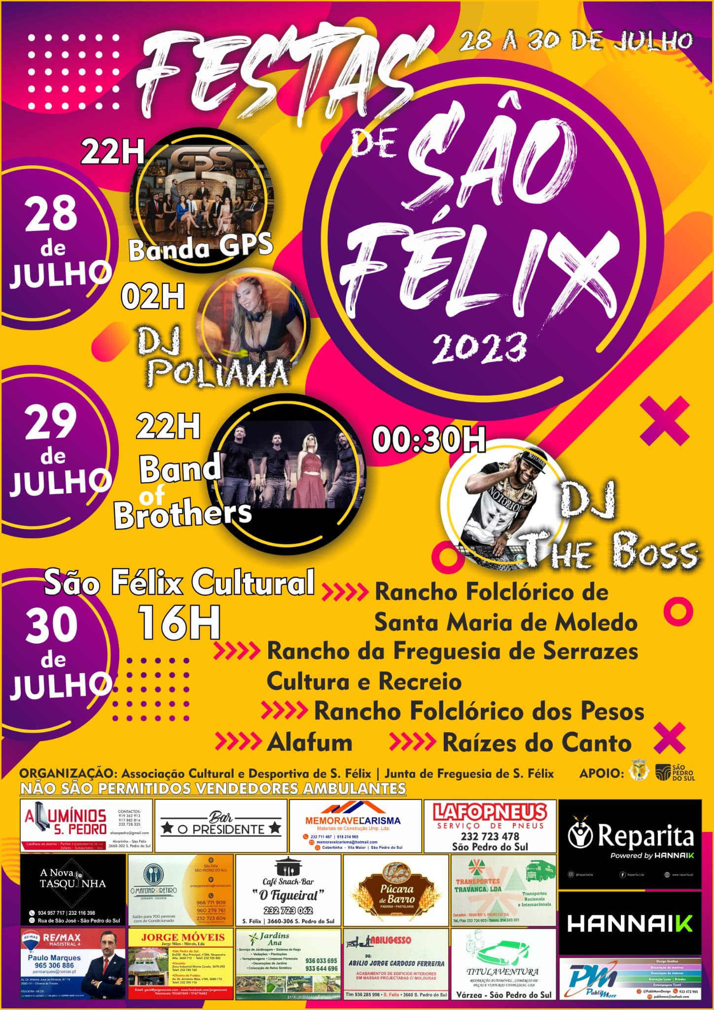Read more about the article Festas de São Felix – 28 a 30 de julho